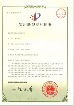 Patent Certificate